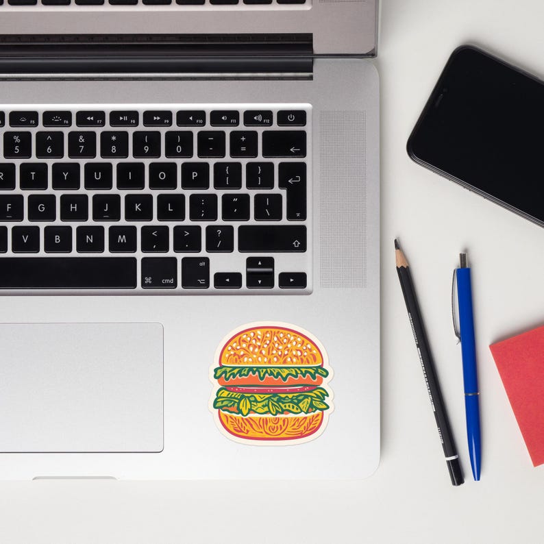 Delicious Burger stickers