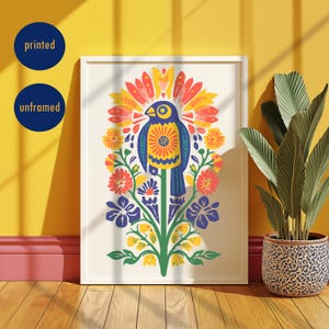 Divertente simpatico pappagallo astratto stampa poster di animali della giungla colorata uccello esotico arte da parete illustrazione tropicale stampa di arte popolare moderna decorazioni per la casa pop