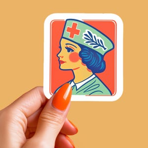 Retro Nurse Sticker Nursing Sticker Laptop Aufkleber MedizinStudenten Geschenk Nurse Car Sticker Futur Nurse Sticker