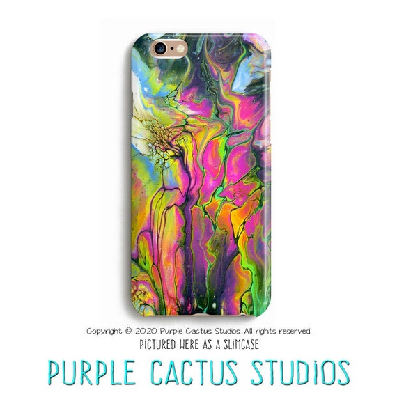 Pour Painting Iphone Case Fine Art Phone Case Artist Phone Etsy