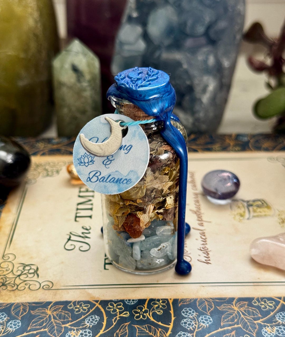 Healing & Balance Spell Jar - Medium - Etsy