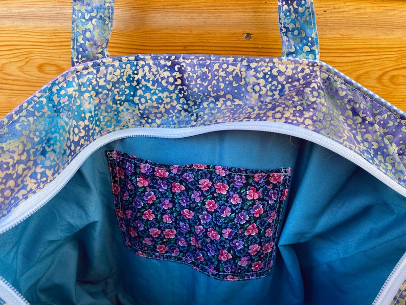 Handmade Floral Patchwork Tote Bag bild 10