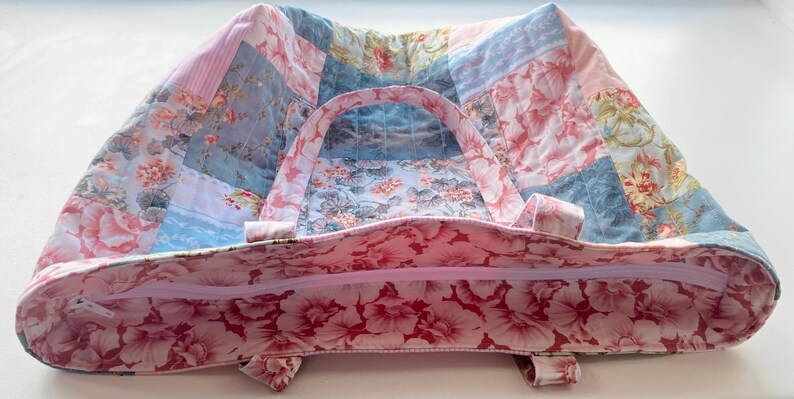 Handmade Floral Patchwork Tote Bag bild 6