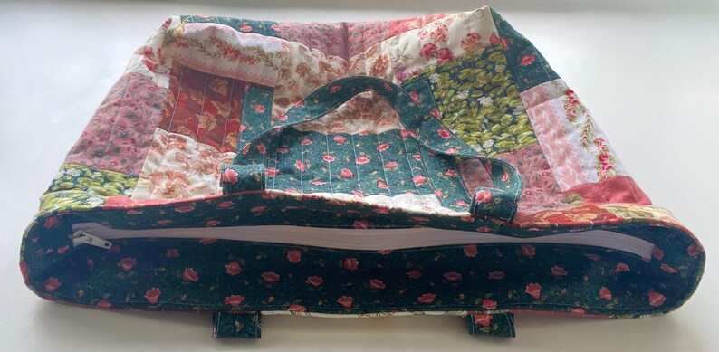 Handmade Floral Patchwork Tote Bag bild 16