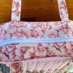 Handmade Floral Patchwork Tote Bag bild 4