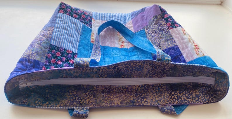 Handmade Floral Patchwork Tote Bag bild 11
