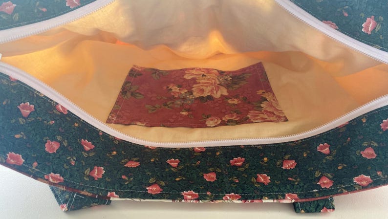 Handmade Floral Patchwork Tote Bag bild 17