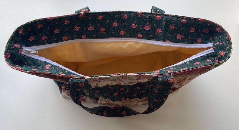Handmade Floral Patchwork Tote Bag bild 19