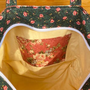 Handmade Floral Patchwork Tote Bag bild 15