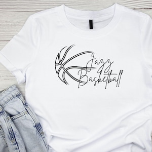 Jazz Basketball SVG PNG T-Shirt Design