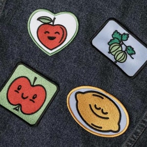 Aangepaste 3&quot; geborduurde patch, gepersonaliseerde tekst, logo of ontwerp geborduurde patch, strijken of naaien - vijf vormen en meerdere kleuren