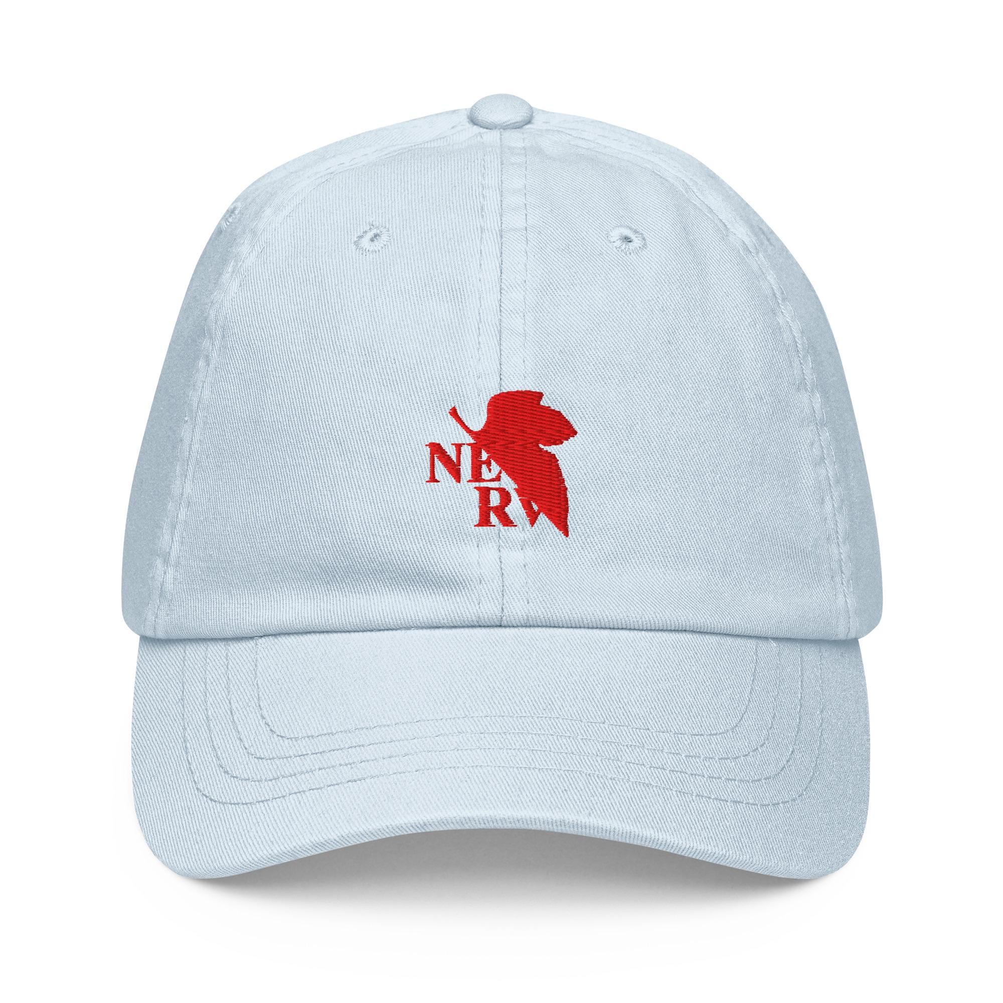 NERV パステルベースボールハット、ハンドメイド刺繍コットンダッド 