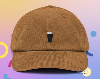Chapeau en velours côtelé Guinness Stout pinte, casquette pour papa en velours côtelé brodée à la main - Doux - Durable - Cadeaux unisexes - Plusieurs couleurs