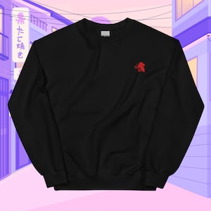 NERV Unisex Sweatshirt, Handmade Embroidered Shirt - Soft - Durable - Multiple Colours