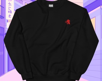 NERV Unisex Sweatshirt, Handmade Embroidered Shirt - Soft - Durable - Multiple Colours