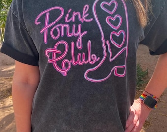 Roze Pony Club-T-shirt