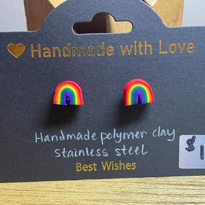 rainbow earrings