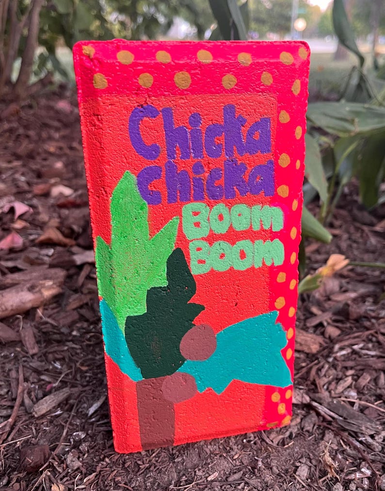 Book Brick: Chicka Chicka Boom Boom - Etsy