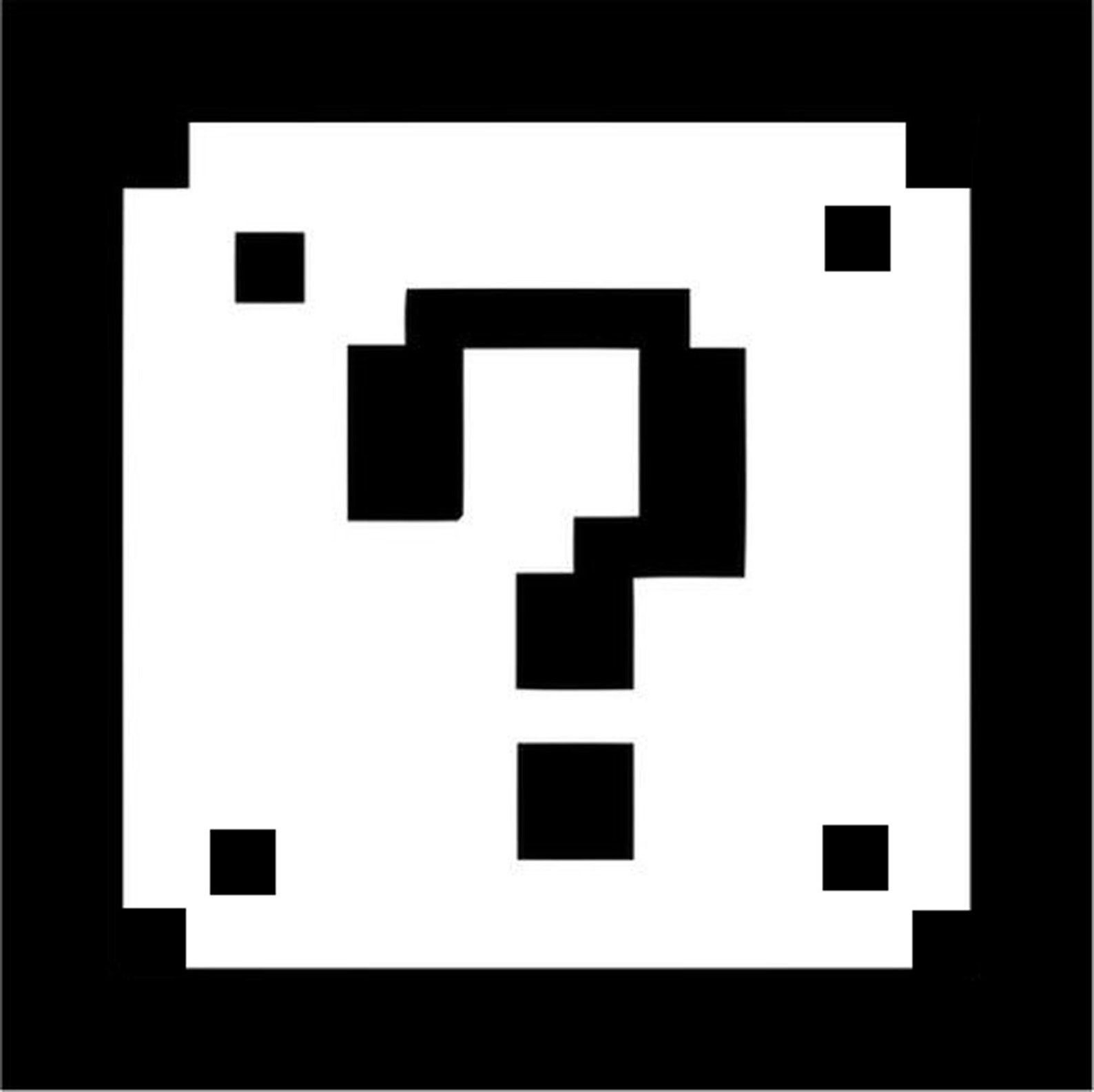 Vinyl Decal 8 Bit Mario Question Block FREE SHIPPING Etsy