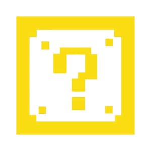 Vinyl Decal - Question Block