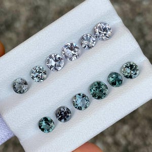 5.26 carats 12 Piece Spinel Gems Lot Round Cut from Burma