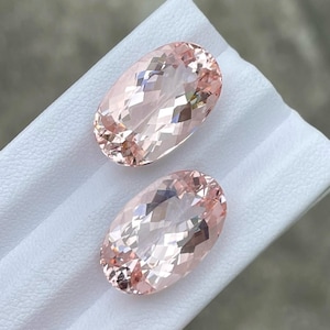 Adorable Pink Morganite Gems Pair