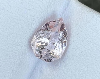 1.83 carats Pink Morganite Stone Pear Cut Natural African Gemstone