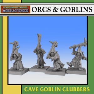 Orcs & Goblins - 10 x Cave Goblin Clubbers