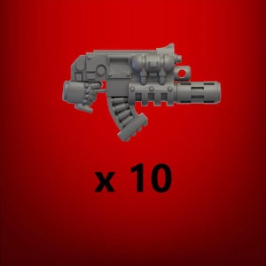 10 x 10 combi Meltas Heresy - Compatible avec les Space Knight Minis de 28 mm