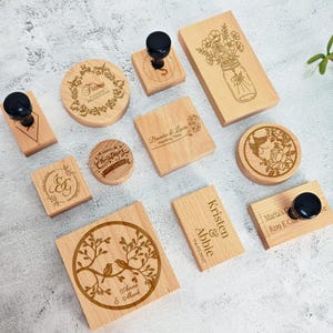TAMPON PERSONNALISÉ, toutes tailles/modèles, tampon logo personnalisé. Grand tampon, petit tampon, tampon d'entreprise, tampon de livre, tampon en caoutchouc, tampon de mariage