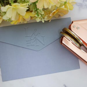 Custom your wedding embosser | 48 Designs | Monogram Embosser | Napkin Embosser | Envelope and Invitation Embosser