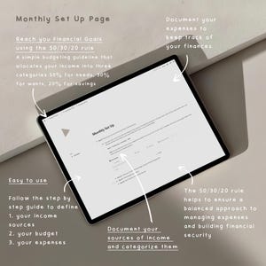 Notion Finance Planner Template, Automated Budgeting (Digital Download) bild 5