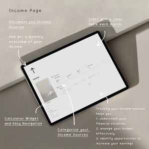 Notion Finance Planner Template, Automated Budgeting (Digital Download) bild 7