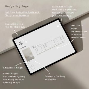 Notion Finance Planner Template, Automated Budgeting (Digital Download) bild 6