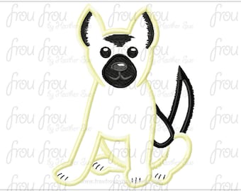German Shepherd Dog Digital Embroidery Design Machine Applique 4"-6x10"