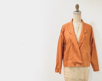 80s linen blazer