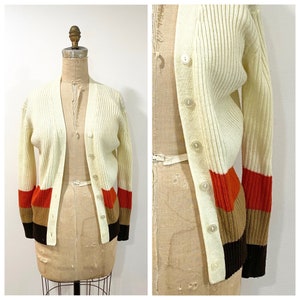 70s striped cardigan image 7