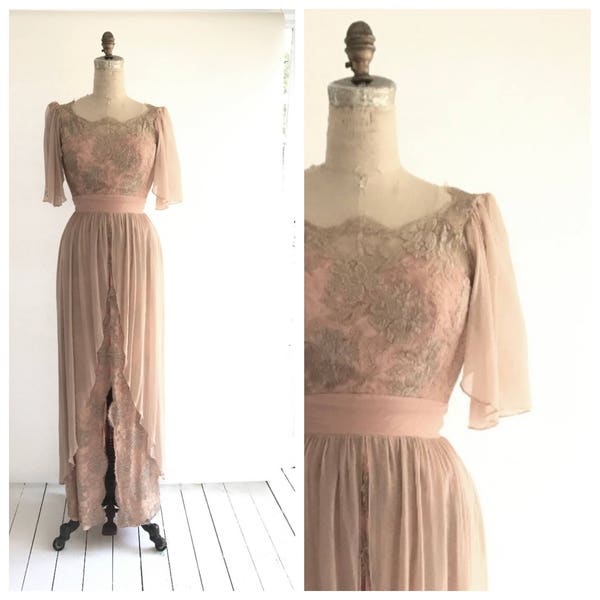 RESERVED! 1930's lace dress | vintage wedding dress | 30's evening gown