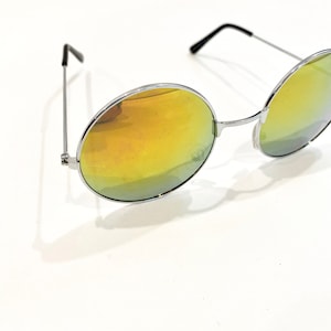 90s circle mirror sunglasses