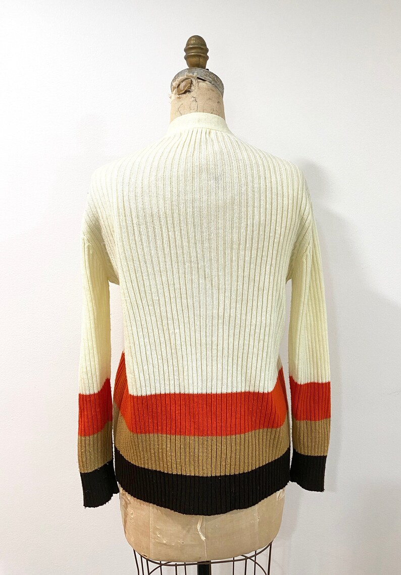 70s striped cardigan image 5