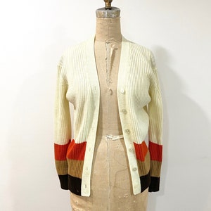 70s striped cardigan image 2