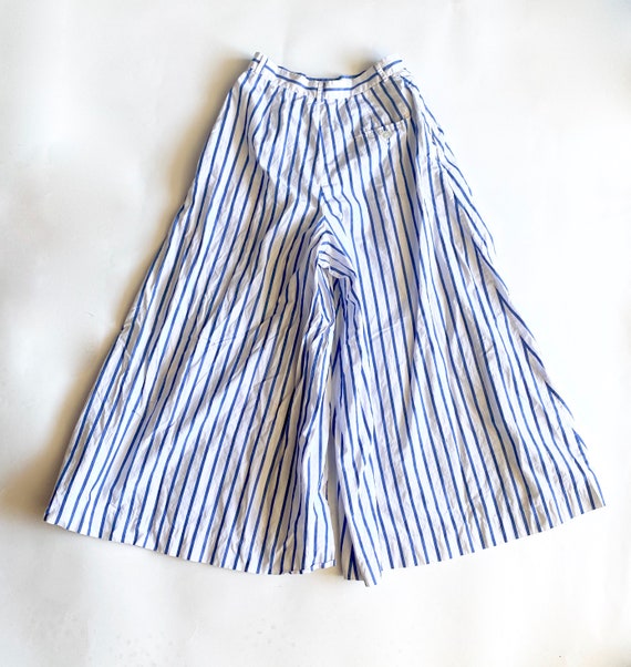 Ralph Lauren high waisted striped culotte pant s/… - image 3