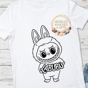 Farbe in Tshirt Labubu inspiriert 2