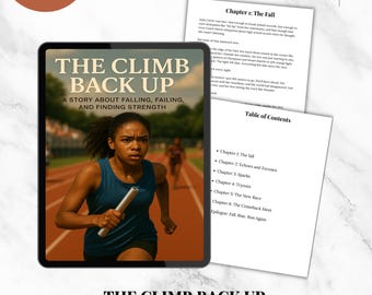De klim weer omhoog | Inspirerend e-boek van middelbare scholieren | Tween-fictie pdf | Sport- en zelfvertrouwenverhaal voor meisjes | Digitaal boek voor 10-15 jaar