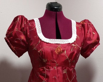 Lavender Empire Waist Regency Style Dress/costume/cosplay - Etsy