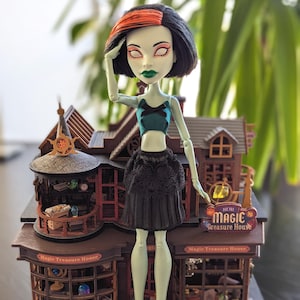 Clothes For Monster High G1, Blouse With Skirt For Monster High,Outfit For MH