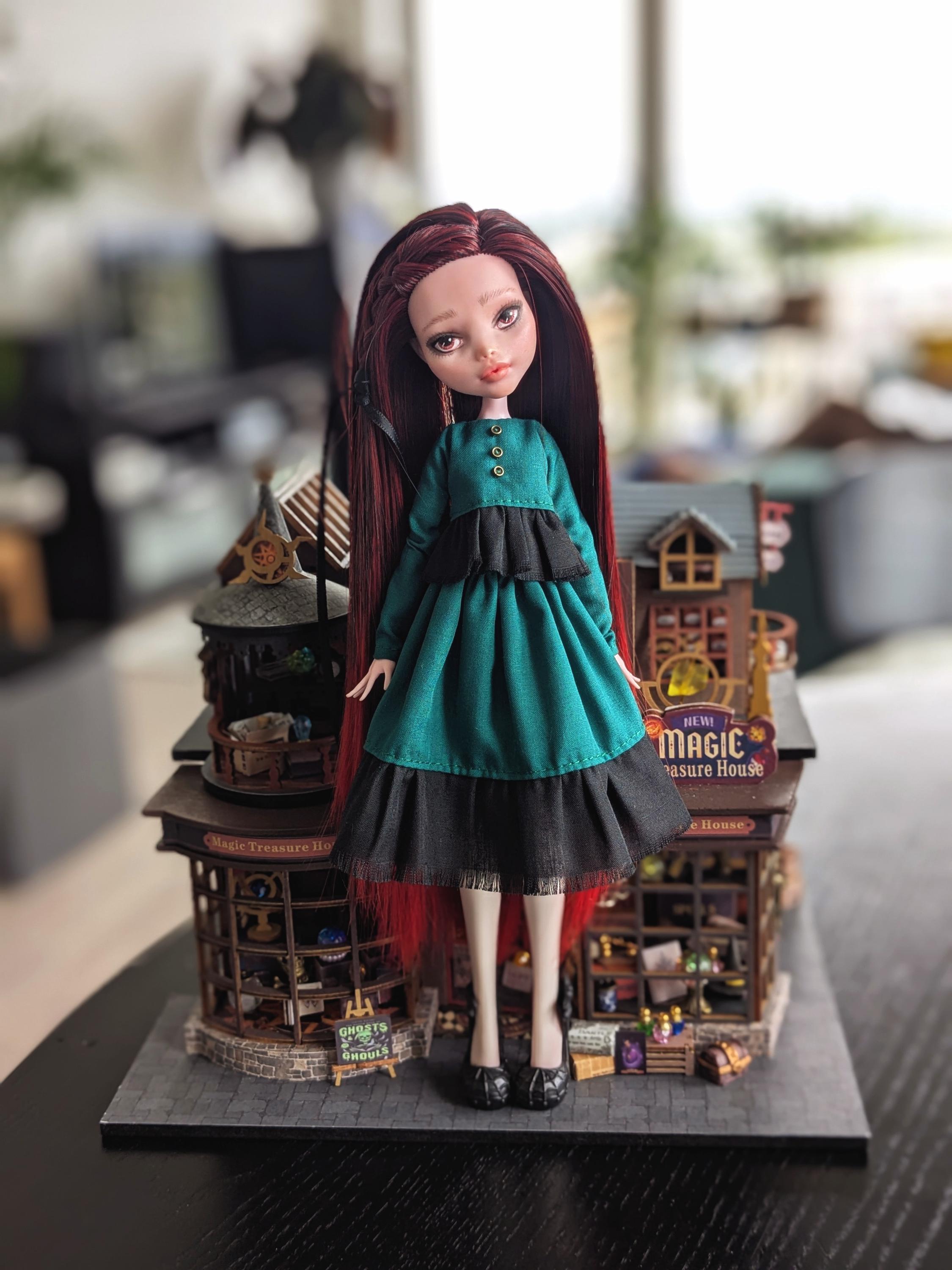 Monster High Doll Clothes: Handmade Blouse and Skirt Outfit