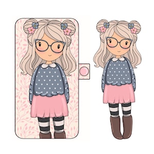Printable Paper Doll Template, Activities for kids