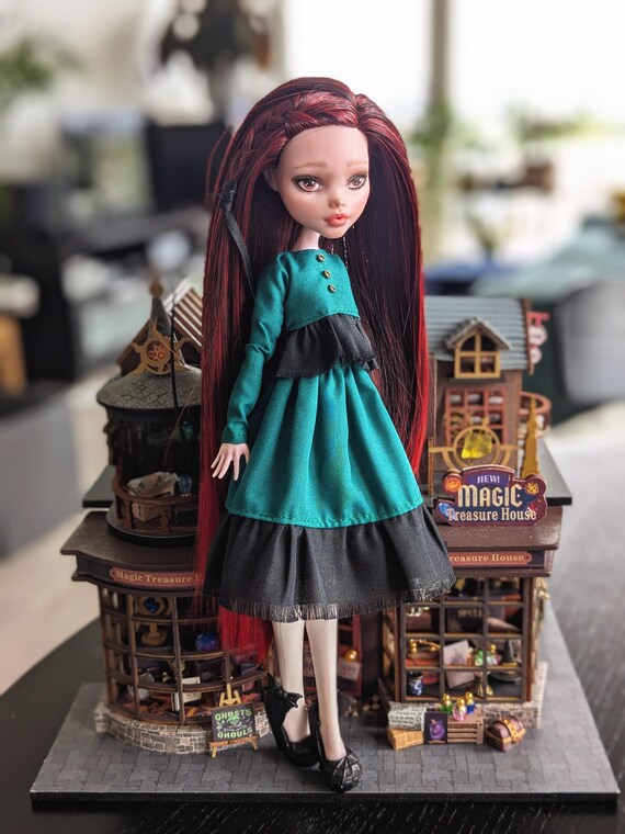 Monster High Doll Clothes: Handmade Blouse and Skirt Outfit