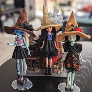 Hat For Monster High G1, Witch Hat For Monster High G3, Halloween Hat For Dolls